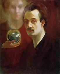 Auto-retrato e musa, 1911